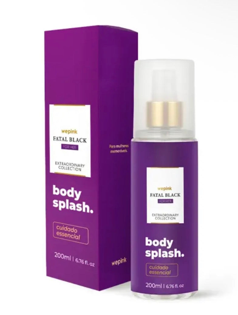 Body Splash Fatal Black For Her 200ml - Wepink