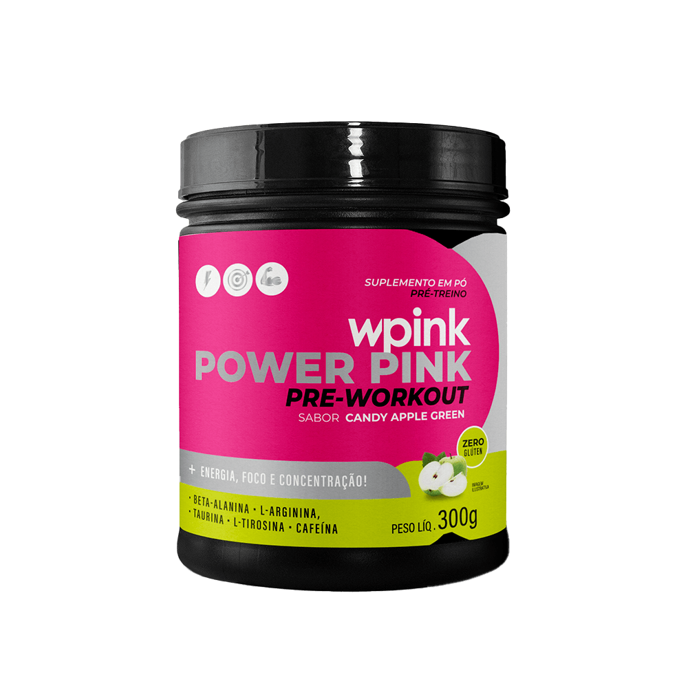 power pink de maca verde - pré-treino – 300g - wp