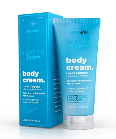 Body Cream Vanilla Dream Hidratante 200ml - Wepink