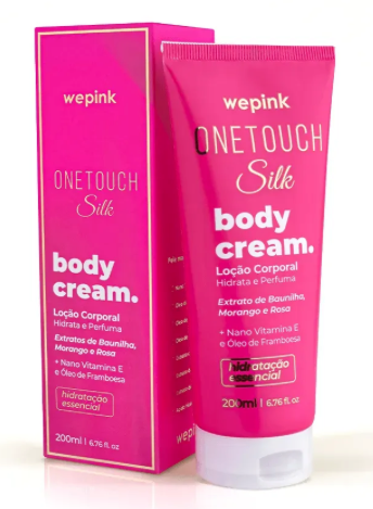 Body Cream One Touch Silk Hidratante 200ml - Wepink