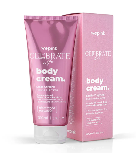 Body Cream Celebrate Life Hidratante 200ml - Wepink