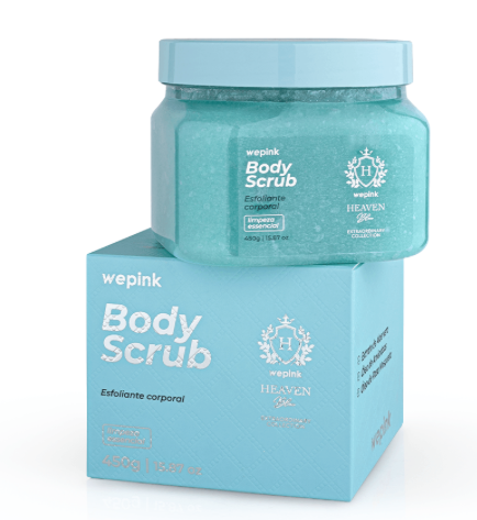 Body Scrub Heaven Blue Esfoliante Corporal 450gr - Wepink