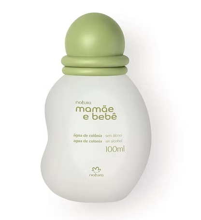 Natura - Mamae e Bebe - Agua de Colonia Tradicional sem Alcool 100Ml - 3.38FlOz