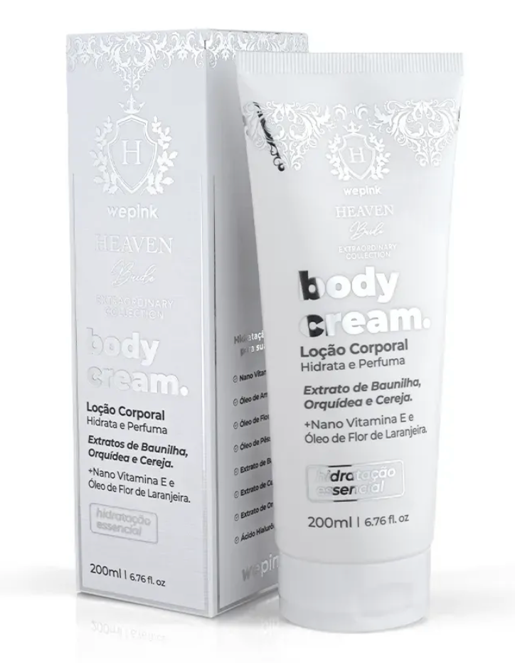 Body Cream Heaven Bride Hidratante 200ml - Wepink